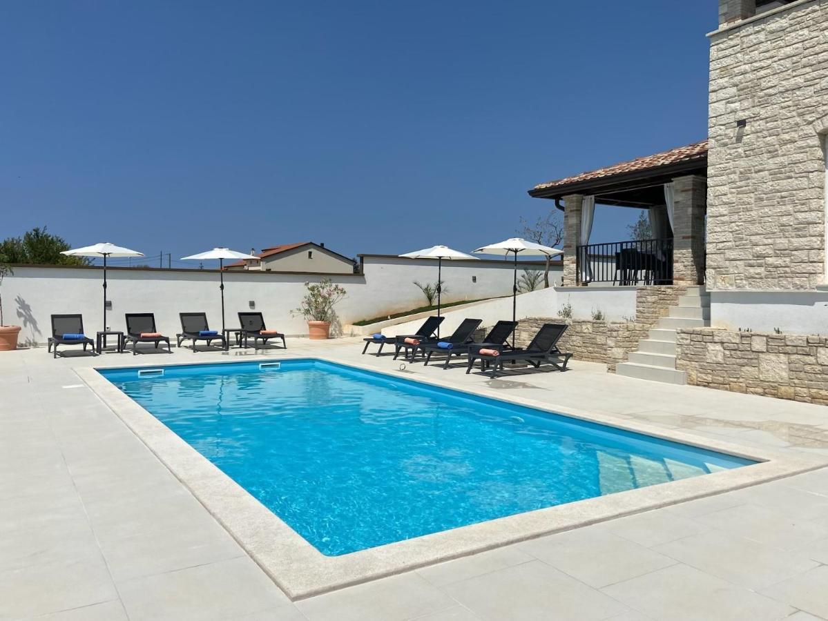Villa Victoria Istra - Heated Pool Nova Vas  ภายนอก รูปภาพ