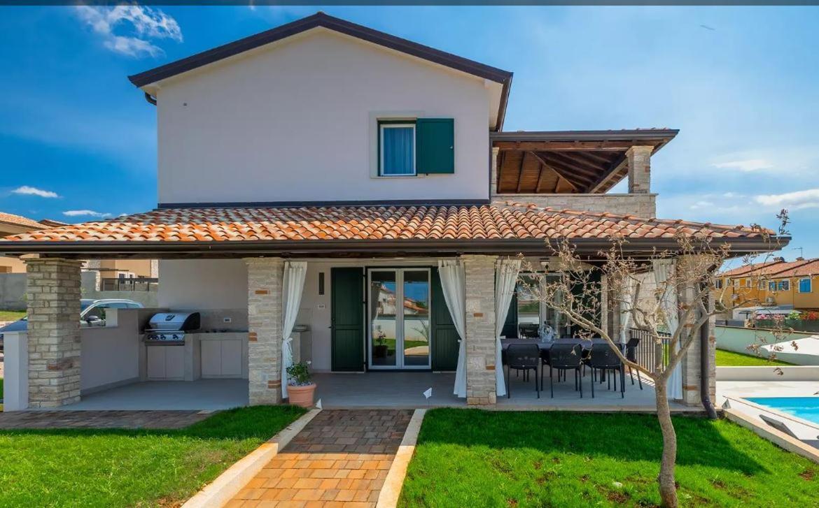 Villa Victoria Istra - Heated Pool Nova Vas  ภายนอก รูปภาพ